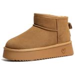 Зимние ботинки женские Jietegongyang, хаки - фото 2