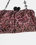 Клатч с животным принтом Volum, розовый - фото 3