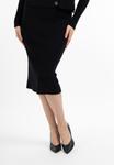 Юбка до колена faina Strick, черный - фото 3