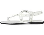 Сандалии Tory Burch Eyelet Toe Ring Sandals, цвет Cloud/Silver - фото 4