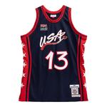 Джерси Mitchell & Ness Team USA 1996-97 Jerseys 'Shaquille O'Neal 13', темно-синий - фото