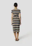 Платье-Футляр миди в полоску Koroshi, Multicolor Multi-Coloured - фото 3