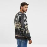 GUESS мужской свитшот 1981 Collage, Jet Black Multi - фото 2