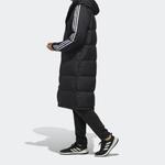 Пуховик Adidas 3-Stripes Long, черный - фото 6