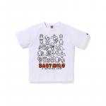 Футболка детская A BATHING APE, белая WHX - фото 4