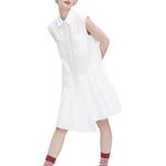 Женское белое платье без рукавов JW Anderson - фото 4