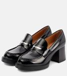 Лоферы на платформе Plateu Tod's, Nero - фото 4