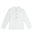 Полосатая рубашка из хлопка и льна Tartine Et Chocolat, мультиколор - фото