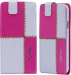 Чехол для Sony Xperia E1 (D2004)/ Xperia E1 Dual (D2104) Numia Flipstyle бело-розовый - фото