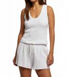 Роми Вафля Шорты с кулиской в белом PERFECTWHITETEE - фото 2