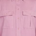 Рубашка Max Mara с карманом на пуговицах MaxMara, розовый - фото 7