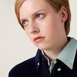 Вельветовое платье MIU MIU, синий - фото 4