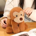 Очаровательные плюшевые куклы Smiji Monkey высотой 40 см MLING, синий - фото 5