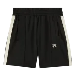 Шорты Palm Angels Monogram Track 'Black/Butter', черный - фото