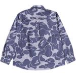 Рубашка Bape Stripe Camo Relaxed Fit A BATHING APE, синий - фото 7