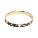 COACH Медные браслеты для женщин Gold/Black - фото