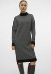 Платье Vero Moda VMARIA MIDI, Black/Mottled Black - фото 5