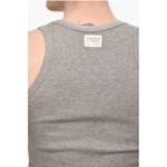 Укороченный топ из хлопка с бантом Dsquared2, Gray - фото 4