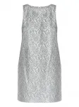 Мини-платье из кружев с фольгированным эффектом Kate Spade, серый - фото 5