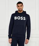 Толстовка мужская Boss Orange с логотипом, синий - фото