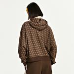 Свитшот женский Kappa, коричневый - фото 8