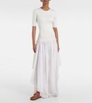 Круглые кожаные сандалии Gabriela Hearst, Cognac - фото 3