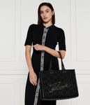 Сумочка квадратного формата Karl Lagerfeld, черный - фото 2