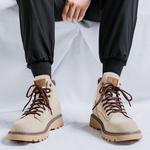 Мужские ботинки Cahhrrn X Martin Boot Men Beige V05 - фото 12