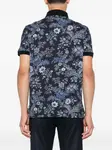 Рубашка-поло с цветочным принтом ETRO, синий - фото 3