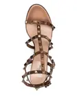 Босоножки Rockstud 60 VALENTINO GARAVANI, коричневый - фото 4