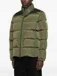 Стеганое утепленное пальто MONCLER, зеленый - фото 3