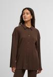 Блузка на пуговицах FLEUR OH APRIL, коричневый - фото 4