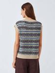 Fleres Fair Isle майка из шерсти Weekend MaxMara, Multi - фото 2