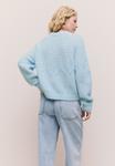Джемпер Next BLEND CABLE KNIT CREW NECK, Light Blue - фото 3