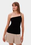 Топ Les Lunes NOVAA ONE SHOULDER, Schwarz/Black - фото