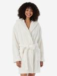 Длинный халат SCHIESSER Teddy Fleece, кремовый - фото 2