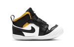 Сандалии Jordan 1 Crib Bootie Black White Varsity Maize I - фото 2