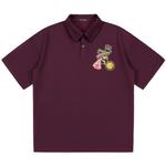 The Simpsons Рубашка-поло унисекс «Симпсоны», Темно фиолетовый - фото 10