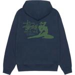 Расслабленный худи Stussy, черный - фото 7