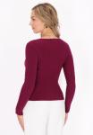 Свитер faina Comfortable, бордовый - фото 4