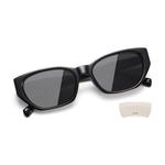 Солнцезащитные очки асимметричной формы унисекс PULAIS, закатный апельсин - фото 9