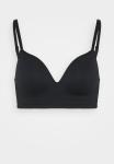 Треугольный бюстгальтер SOFT FLORA Lindex, черный - фото 2