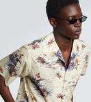 Прямоугольные солнцезащитные очки Prada, Black Grey Polar - фото 2