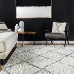 Ковёр из шерсти Fez с решёткой Nuloom, 77x244 см - фото 8