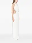 Декорированное платье макси Nissa, белый - фото 3