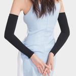 Унисекс рукав для защиты от солнца из полиэстера и эластана CAMEL, белый - фото 9