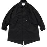 WTAPS Кросс-принт пальто, Black - фото