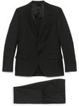 Шерстяной костюм Lardini, черный - фото