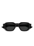 Saint Laurent Eyewear square-frame солнцезащитные очки, черный - фото