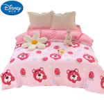 Disney Пододеяльник хлопковый фланелевый 160х210 см, детский, рисунок Strawberry Bear - фото 2